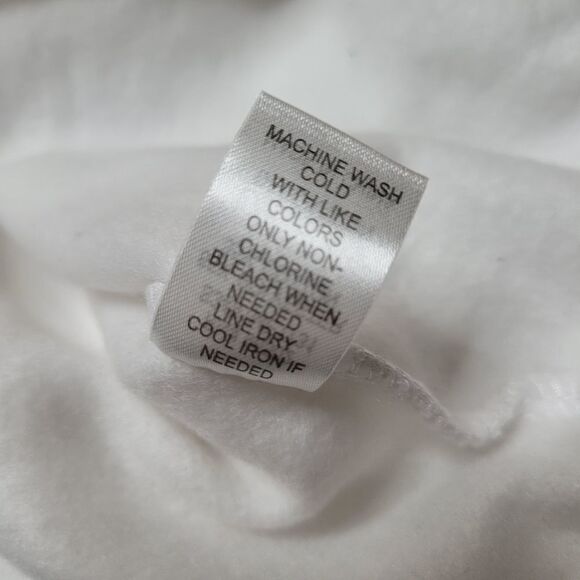 NEW S Johnny Was style embroidered floral cuffed oversized sweatshirt small NWT - Picture 8 of 10